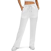 JUSOFTY Sweatpants Women Summer High Waist Casual Pants Drawstring Wide Leg Pant Suitable for Beach Travel Vacation Pant