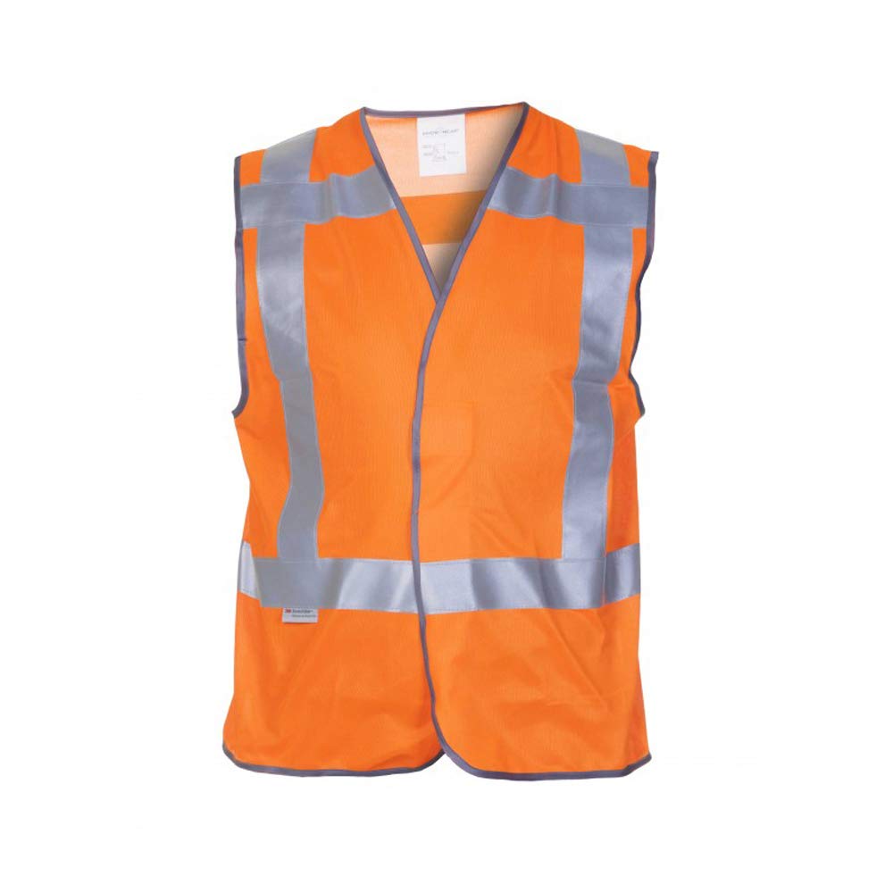 Hydrowear 017271FO-M MILSTON Trafficline Hi-Vis Vest, Orange, Size M