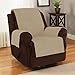 Link Shades Anti-Slip Recliner Armchair Protector | Water Resistant Microsuede Slipcover | Stay-Put Straps | Cover Protects from Dogs & Other Pets (Recliner, up to 23