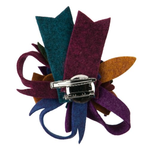 Fall Bright Corsage Flower Pin and Hair Clip - Bright OSFM