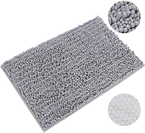 CHHKON TPR Microfiber Bath Rugs 20"x32", High Density Washable Bath Mats - Super Soft Bathroom Carpet, 2000GSM