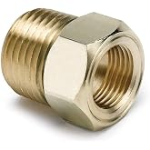 Auto Meter 2264 Temperature Sensor Adapter, Gold