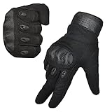 Adiew Full Finger Military Tactical Airsoft Hunting Riding Cycling Mountain Bike Slip-Proof Motorcycle Road Racing Bicycle Glove Shockproof Outdoor Sports Glove