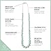 Goobie Baby Audrey Silicone Teething Necklace for Mom to Wear, Nursing Necklace Chew Bead (Teething Necklace – Mint)