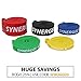 Synergee Yellow 5-15lbs Pull Up Assist Bands - Heavy Duty Resistance Super Bands - Power Band Loop Exercise Bands Mobility & Powerlifting Bands - Perfect for Stretching & Resistance Training