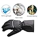 Greensha Electric Heated Gloves Battery Thermal Heat Mittens,Unisex Rechargeable Heating Warm Insulated Gloves Kit,Outdoor Ski Snow Work Bike Gloves,Touchscreen Waterproof, 3 Heat,Hand Warmer,Black