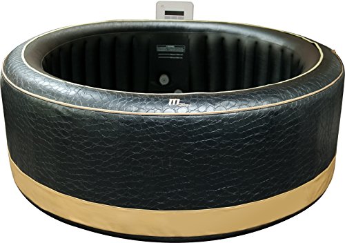 MSPA-Luxury-Exotic-Relaxation-and-Hydrotherapy-Spa-With-Crocodile-Skin-Pattern-and-Gold-Trim-M-115S