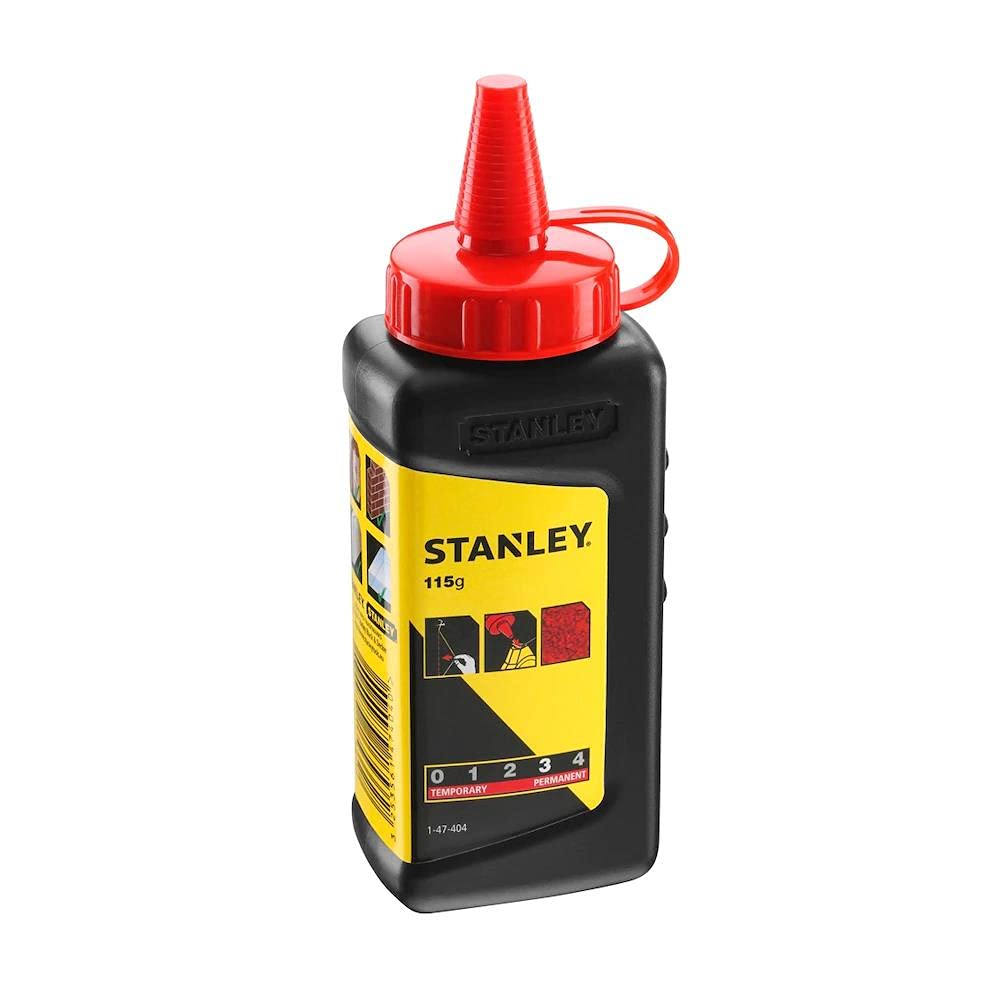 STANLEY 115g Red Chalk Powder, 1-47-404