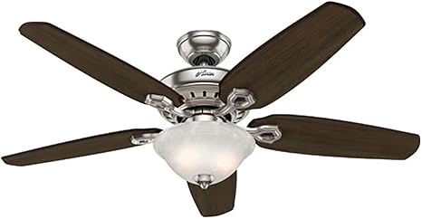 Hunter Fairhaven 52 In Indoor Basque Black Ceiling Fan Amazon Com