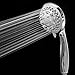 LORDEAR Modern Hign Flow 3-Way Diverter 5 Function Chrome Finish Shower Heads Handheld Combo, Hand Held Shower Heads with Shower Hose, 4.2