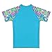 TFJH E Girls Swimsuit Kids Short Sleeve Swimwear UPF 50+ UV Blue 11-12 Years 14A