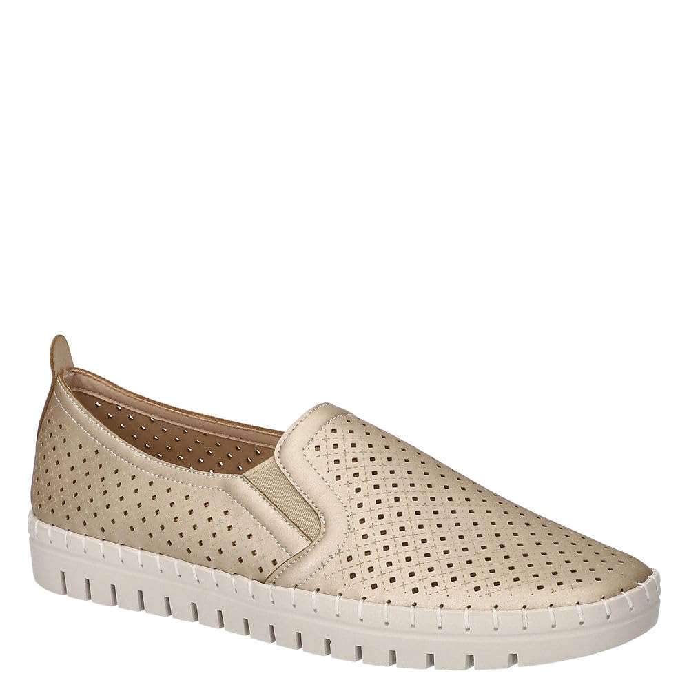 Easy Street Women’s Fresh Sneaker, Champagne, 9.5