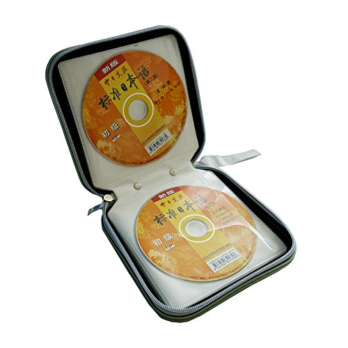 40 CD/VCD/DVD Case Binder Portable Hard Plastic Disc Container Black