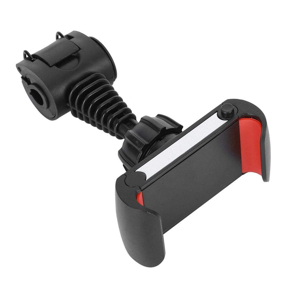 RiToEasysports Phone Holder Clip, Cell Phone Clip Holder for Training, 360 Degrees Rotation, Playing Action Record, Posture Correction, Live Broadcast Bracket (Black and Red)