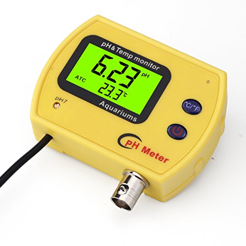 PH Monitor, RISEPRO Digital pH Thermometer Temperature Monitor with Replaceable BNC pH Probe - Thumbnail 2