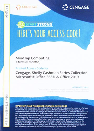 Microsoft Office 365+Off.2019 Mindtap