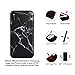 GOLINK Case for iPhone X/iPhone Xs, Marble Series Matte Finish Slim-Fit Ultra-Thin Anti-Scratch Shock Proof Dust Proof Anti-Finger Print TPU Gel Case for iPhone X/iPhone Xs - Black Marble III