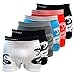 Crazy Cool Men's Vipor Snakes Seamless Boxer Briefs Underwear 6-Pcs, One Size