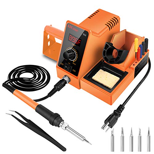 AICase Digital Soldering Iron Station, 60Watt, 110 Volt, 392°F896°F