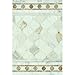 Calacatta Gold (Italian Calcutta) Marble Lantern Arabesque Mosaic Tile, Polished