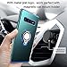 LONTECT for Galaxy S10 Plus Case Clear Slim Soft TPU Cover Case with Electroplated Frame Finger Grip Rotating Ring Holder Stand Work with Magnetic Car Mount for Samsung Galaxy S10 Plus, Blue