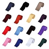 Dan Smith Skinny Knit Tie For Men Vintage Smart Casual 2