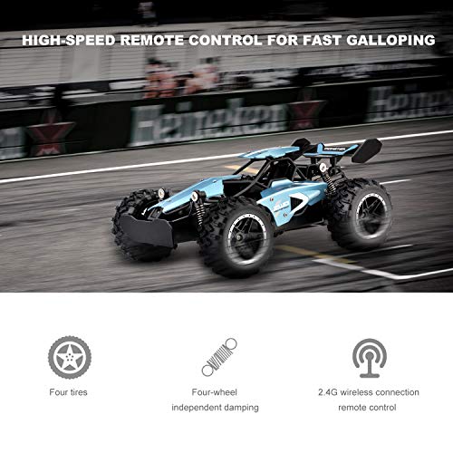 image for Rc Cars, KINGBOT 2.4 Ghz 1:18 Scale 2WD Remote Control Car Toys 14 Km/
