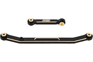 INJORA Brass Steering Rod Links Set -High-Tightening Linkage for 1/24 RC Crawler Axial SCX24 Gladiator Deadbolt C10 90081