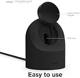 elago GWT2 Charger Stand for Samsung Galaxy Watch 8 7 6 5 Pro Nightstand Black view 4