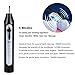 Sonic Electric Toothbrush Deep Clean as Dentist Sonicare Rechargeable Waterproof Toothbrush 5 Modes 2 Replacement Heads Tongue Brush by YASI (Black)
