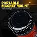 Xprite Amber LED Beacon Light, Forklift Strobe Lights w/Magnetic Base for Construction Vehicles, TowTrucks, Security Patrol, Postal, Golf Carts, UTV ATV, Snow Plows