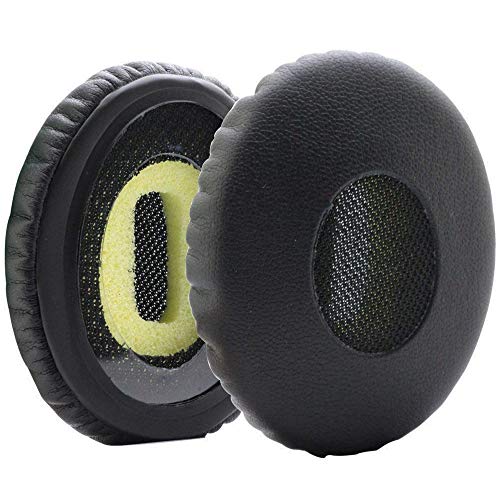 Ear Pads Replacement for Bose Soundlink On-Ear 2 (OE2) / On-Ear2i (OE2i) SoundTrue On-Ear 2 / On-Ear2i Headphone by MMOBIEL - Mesh Fabric and Protein PU Ear Pad Cushions -Earpads Replacement – Black