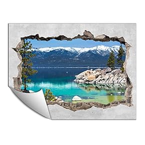 Wall Paper Small Wall Mural Creative 3D Photo Wall Art Removable Wall Decoration for Bedroom Living Room - 24x32 inches