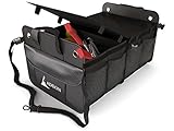 Car Trunk Storage Organizer - Straps & Folding Cover – Premium Collapsible Cargo Storage Container - Best for SUV, Car, Truck, Van, Home