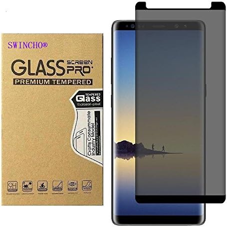 Galaxy Note 8 Privacy Screen Protector SWINCHO Tempered Glass Screen Protector for Galaxy Note8 Touch Sensitive, Anti-Spy