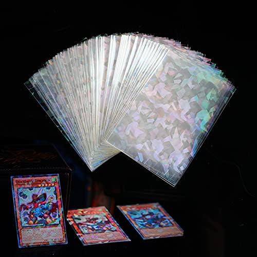 Top Loader DT Iridescent Card Sleeves for Trading Card, Soft Clear