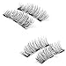 ICYCHEER Full Triple Magnetic Eyelashes [No Glue] Premium 3 Magnet Quality False Eyelashes Set For Natural Look - Best Fake Lashes Extensions Cosmetics 3D Reusable