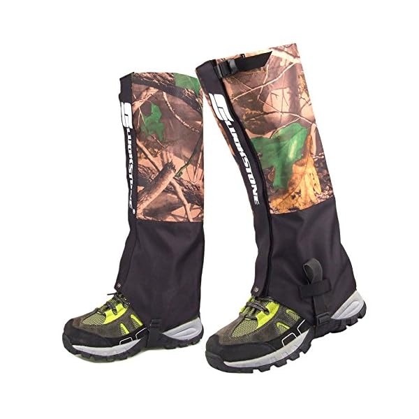 Hanperal-Double-Layer-Waterproof-Hunting-Walking-Climbing-Legging-Snow-Gaiters-Camouflage