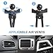 Cellphone Car Mount, Elktry Universal Air Vent Car Mount Holder Cradle Car Accessories for iPhone 7 Plus 7 6s Plus 6 Plus 6s 6 5s 5 SE Samsung and More Android phones ( Black)