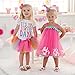 Mud Pie Baby Girls' Birthday Tutu Set, Multi, 12-18 Months