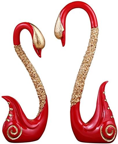 Creative couple Swan Home ornaments wedding gifts resin ornaments living room wine cabinet TV cabinets decorative Crafts Decoration, a