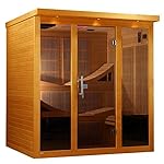 DYNAMIC SAUNAS AMZ-DYN-6996-01 Monaco 6-Person Far Infrared Sauna