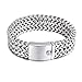 JOYEN Mens Link Bracelet 316L Stainless Steel Heavy Multi-Strand Wheat Fashion Chain Wrist, 8 inches