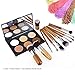RUIMIO Contour Kit Cream Contour Palette 6 Colors with Makeup Brush Set