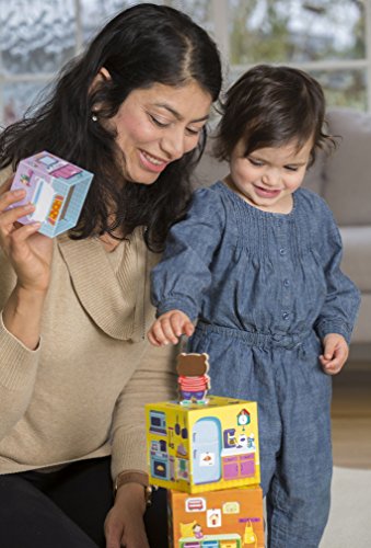 Peaceable Kingdom Where's Bear? - The Hide-and-Find Stacking Block Game for 2-Year-Olds