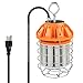 125W Led Temporary Work Light, 17500Lumen LED High Bay Light(1000W Equiv) 5000K Outdoor Construction Lights with Stainless Steel Guard & Hook, LED Portable Hanging Lighting for Indoor Outdoor Jobsite