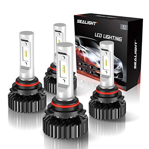 SEALIGHT 9005 / HB3 9006 / HB4 LED 14000LM Bombillas LED Paquete combinado CSP Chips 6000K Blanco frío