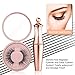 Magnetic Eyeliner and Lashes, Magnetic Eyeliner, Magnetic Eyelashes, Waterproof Magnetic Eyelashes With Eyeliner, Eyelashes With Natural Look - Comes With Tweezers
