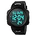 Huangtaii Military Mens 5ATM Dive Waterproof Digital LED Fashion Big Number Sport Watches with EL Backlight #Kdyl-31