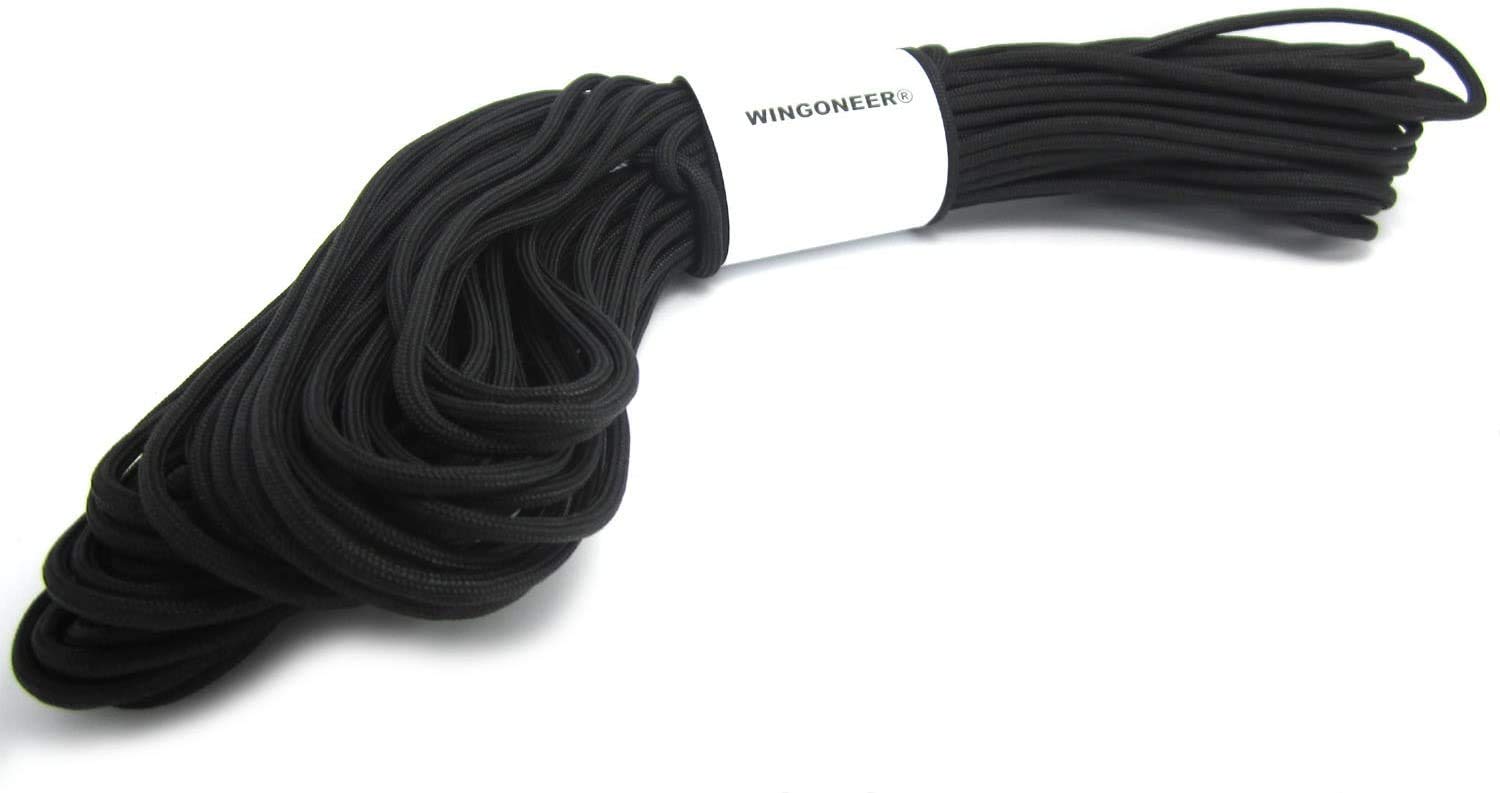 WINGONEER 550 Paracord Mil Spec Type III 7 strand parachute cord Olive Green Camo 100 feet